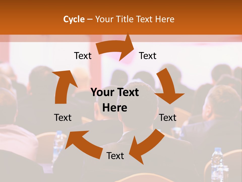 A Man Giving A Presentation To A Group Of People PowerPoint Template