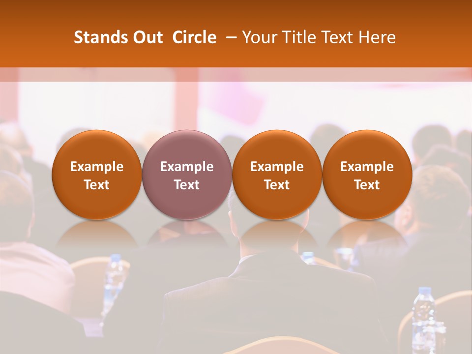 A Man Giving A Presentation To A Group Of People PowerPoint Template