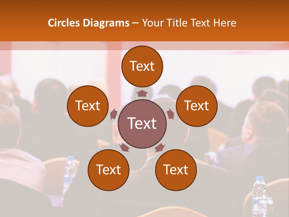 A Man Giving A Presentation To A Group Of People PowerPoint Template