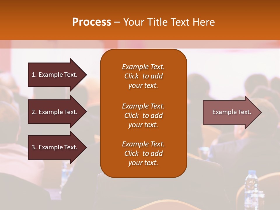A Man Giving A Presentation To A Group Of People PowerPoint Template