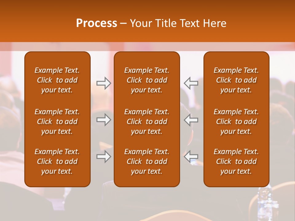 A Man Giving A Presentation To A Group Of People PowerPoint Template