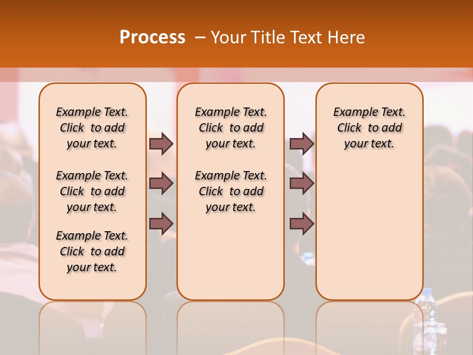 A Man Giving A Presentation To A Group Of People PowerPoint Template