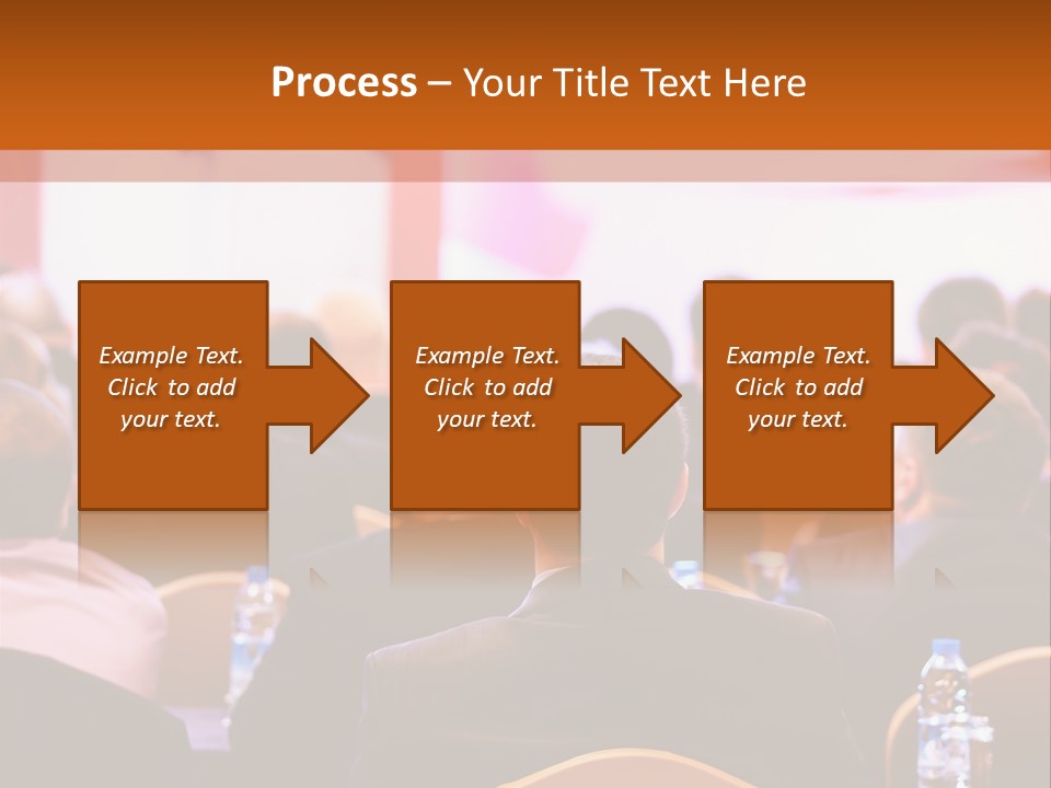 A Man Giving A Presentation To A Group Of People PowerPoint Template