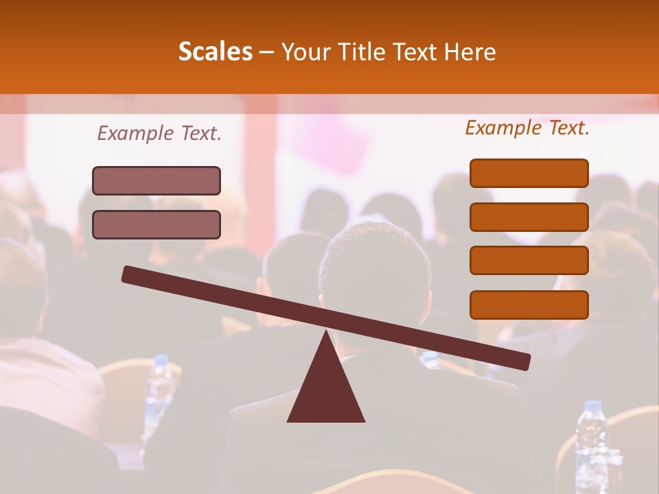 A Man Giving A Presentation To A Group Of People PowerPoint Template