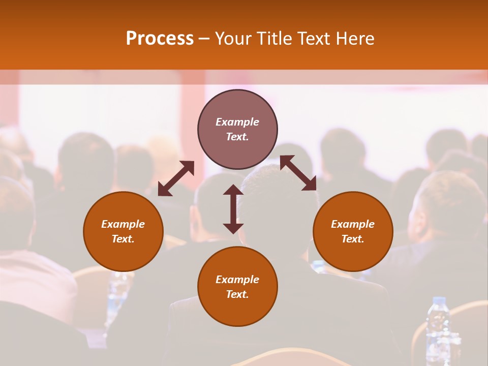 A Man Giving A Presentation To A Group Of People PowerPoint Template