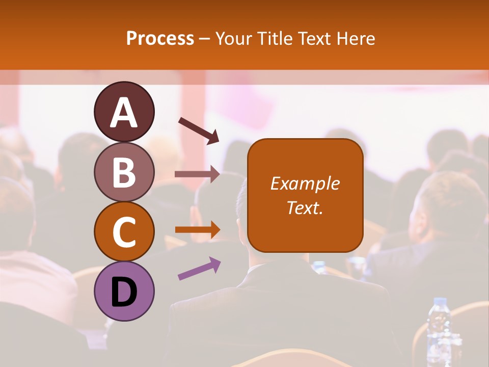 A Man Giving A Presentation To A Group Of People PowerPoint Template