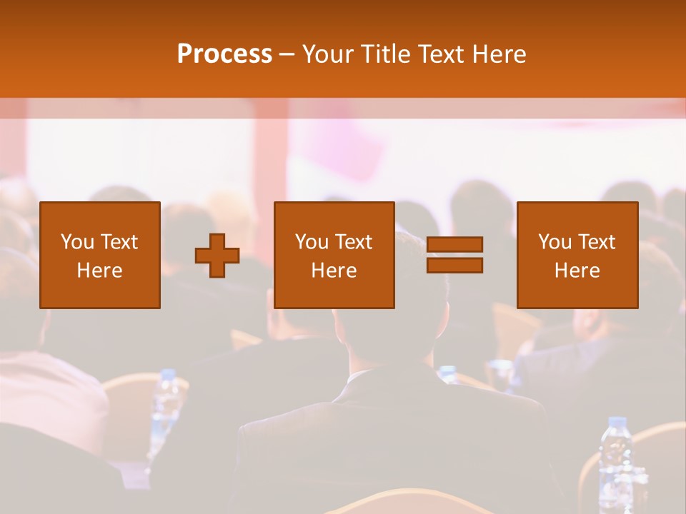 A Man Giving A Presentation To A Group Of People PowerPoint Template