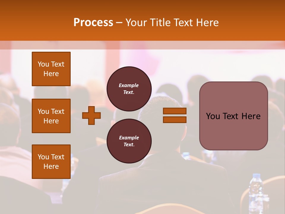 A Man Giving A Presentation To A Group Of People PowerPoint Template