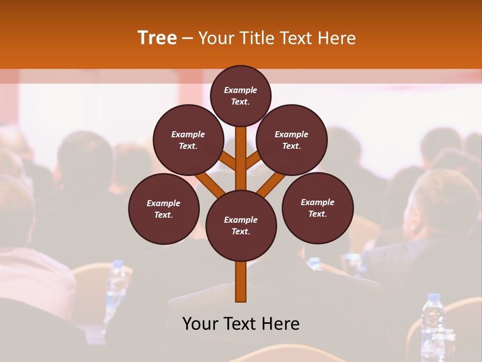 A Man Giving A Presentation To A Group Of People PowerPoint Template