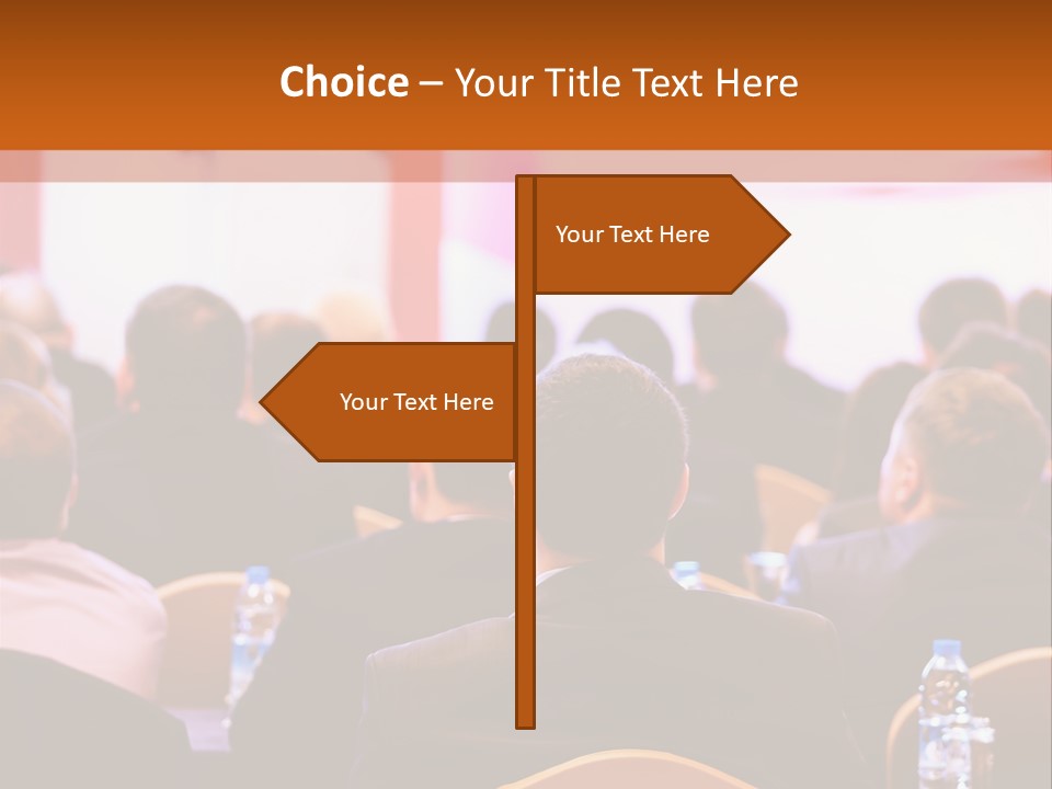 A Man Giving A Presentation To A Group Of People PowerPoint Template