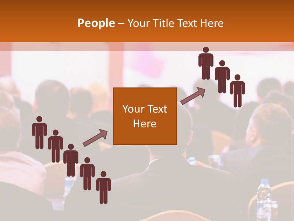 A Man Giving A Presentation To A Group Of People PowerPoint Template