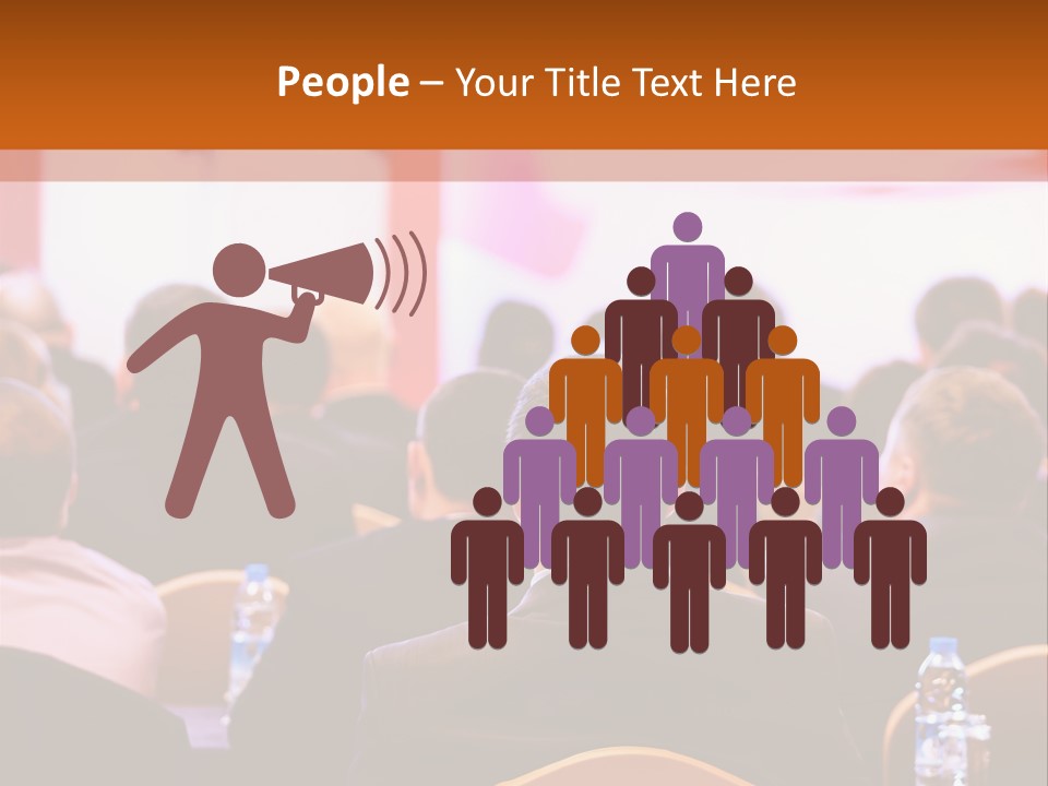 A Man Giving A Presentation To A Group Of People PowerPoint Template