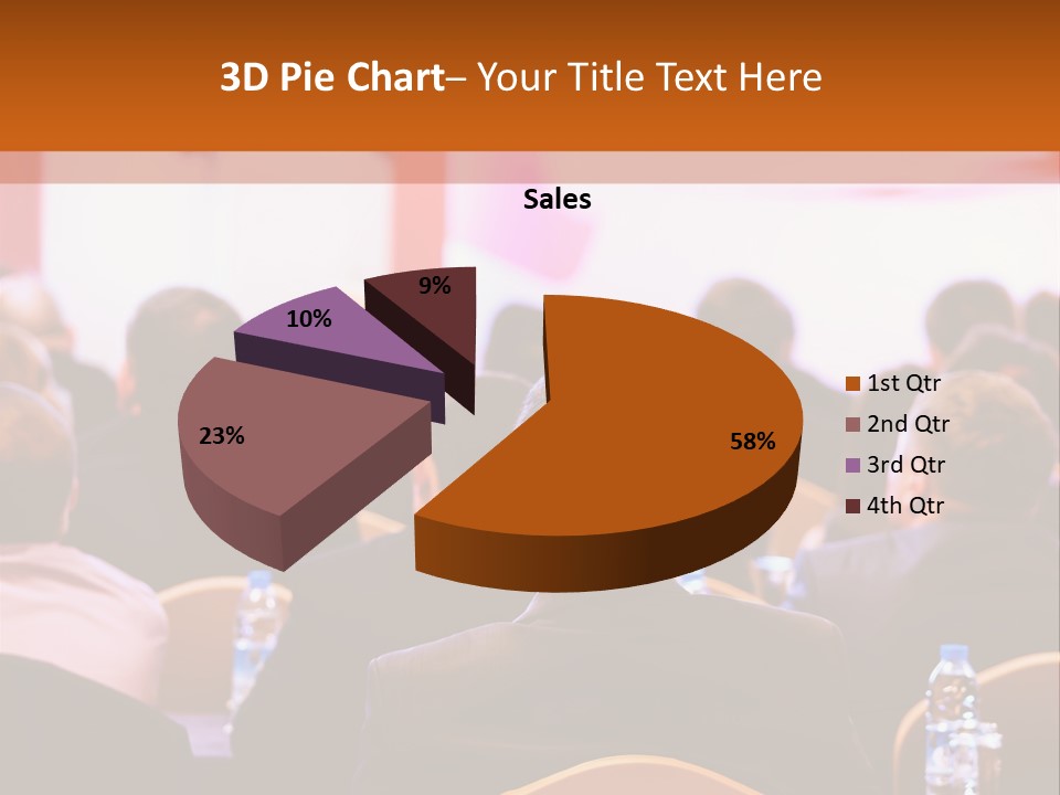 A Man Giving A Presentation To A Group Of People PowerPoint Template