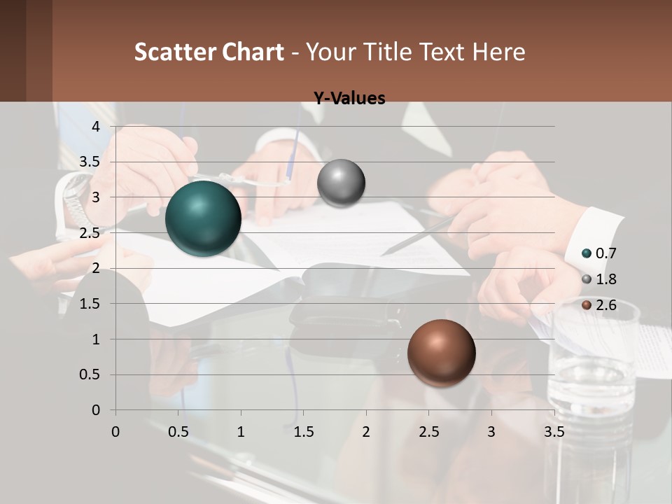 A Group Of Business People Sitting Around A Table PowerPoint Template