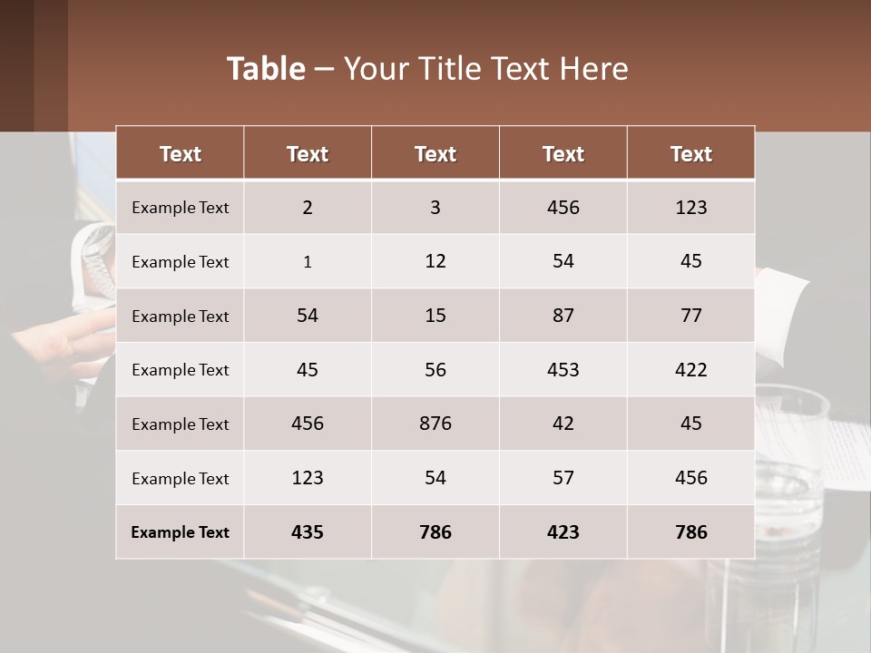 A Group Of Business People Sitting Around A Table PowerPoint Template