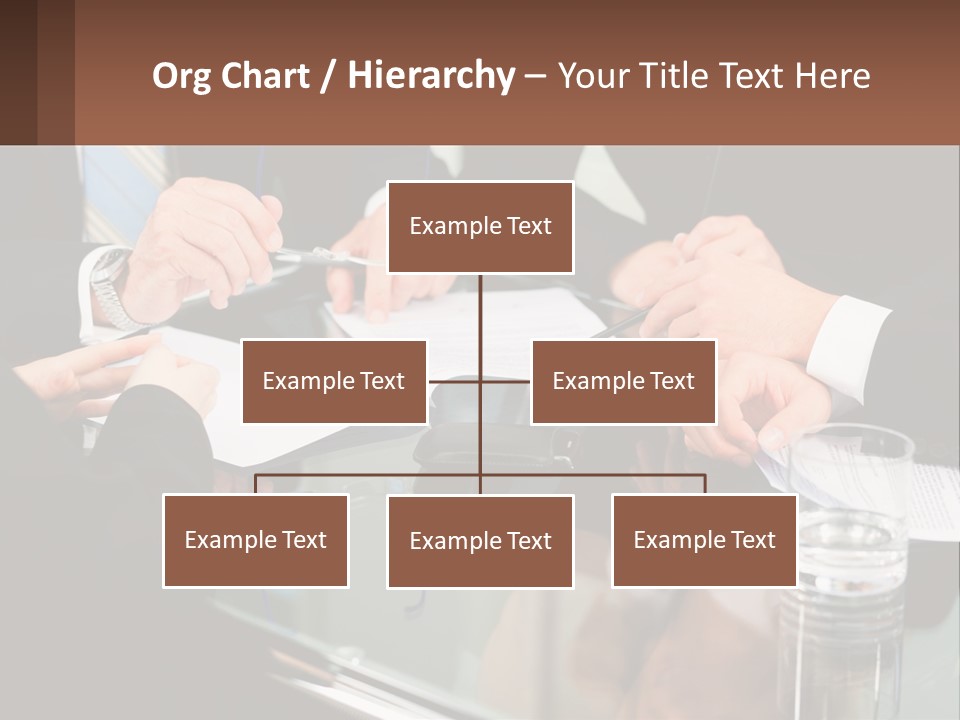 A Group Of Business People Sitting Around A Table PowerPoint Template
