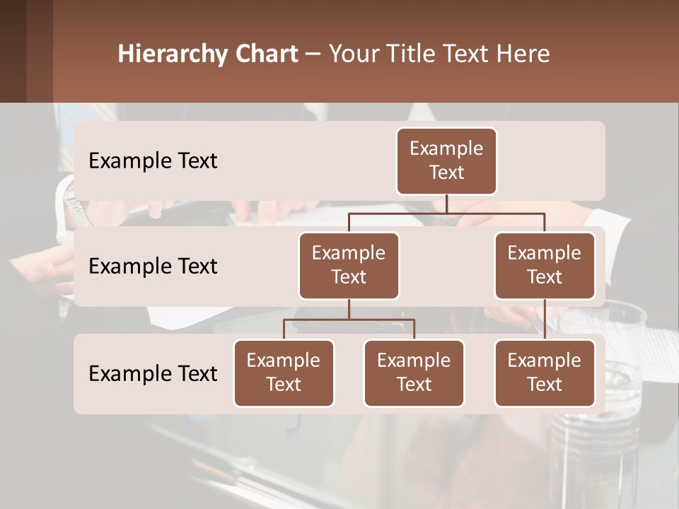 A Group Of Business People Sitting Around A Table PowerPoint Template