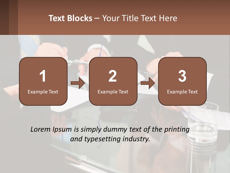 A Group Of Business People Sitting Around A Table PowerPoint Template