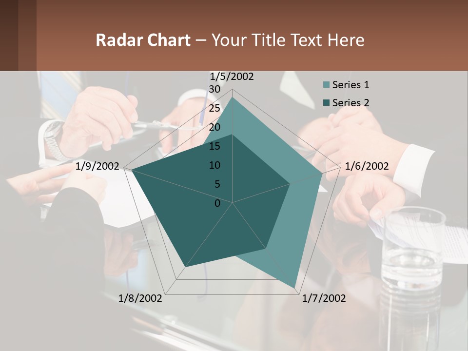 A Group Of Business People Sitting Around A Table PowerPoint Template