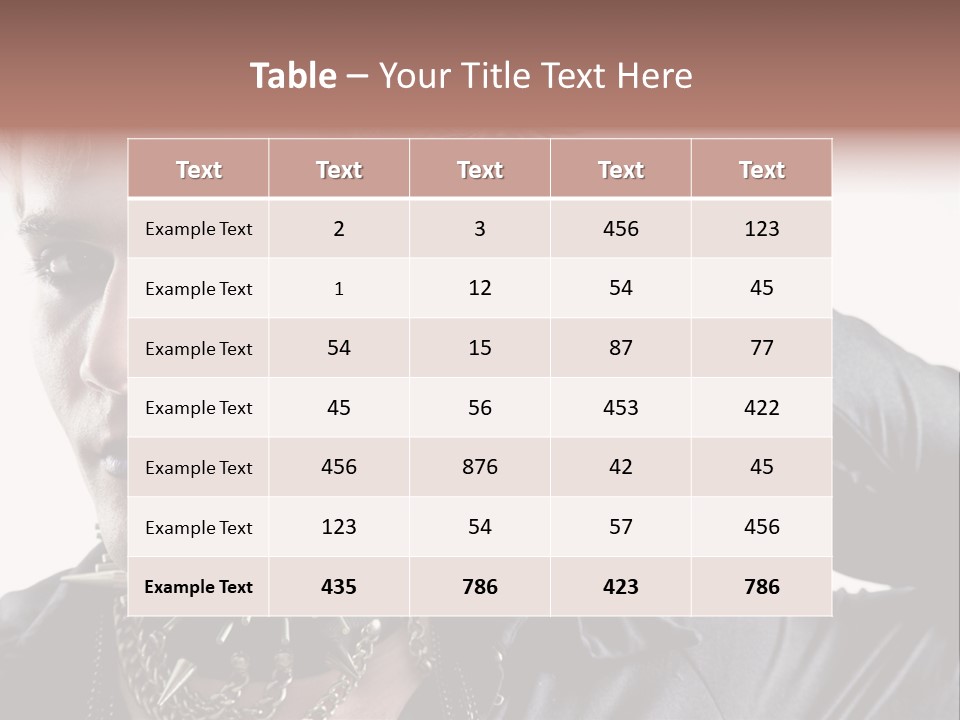 A Man With A Necklace On His Neck Is Holding His Hand Up To His Ear PowerPoint Template