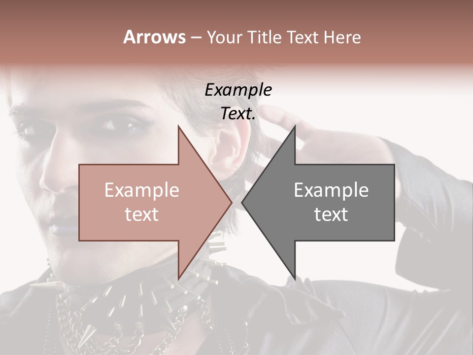 A Man With A Necklace On His Neck Is Holding His Hand Up To His Ear PowerPoint Template