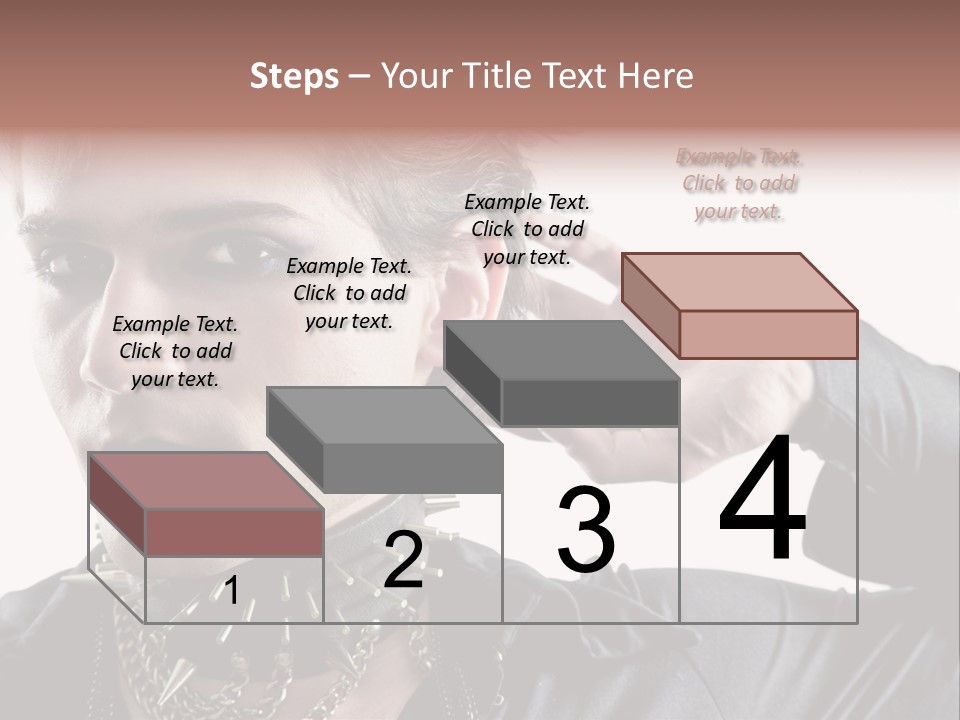 A Man With A Necklace On His Neck Is Holding His Hand Up To His Ear PowerPoint Template