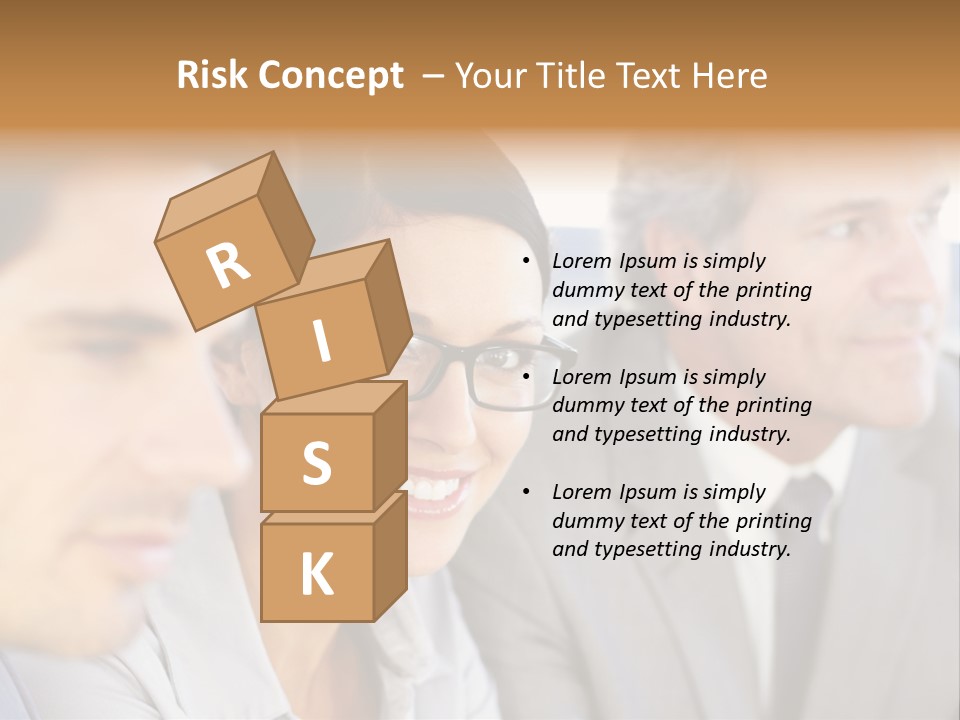 A Group Of Business People Sitting In A Row PowerPoint Template