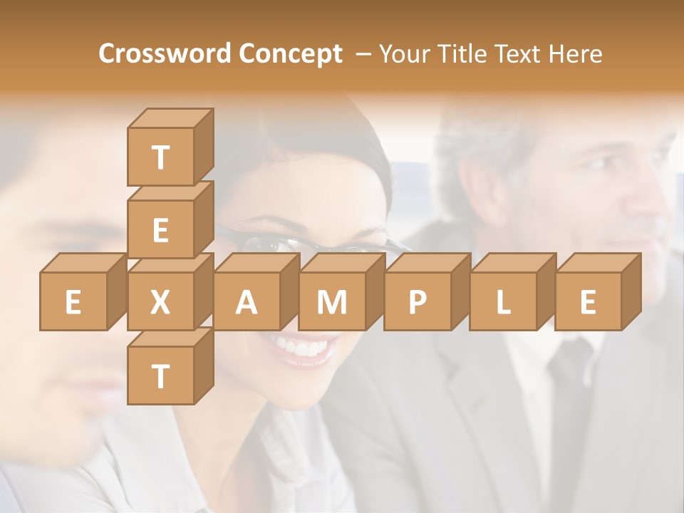 A Group Of Business People Sitting In A Row PowerPoint Template