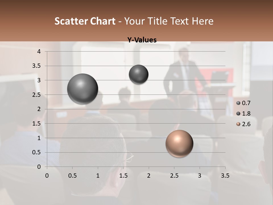 A Man Giving A Presentation To A Group Of People PowerPoint Template