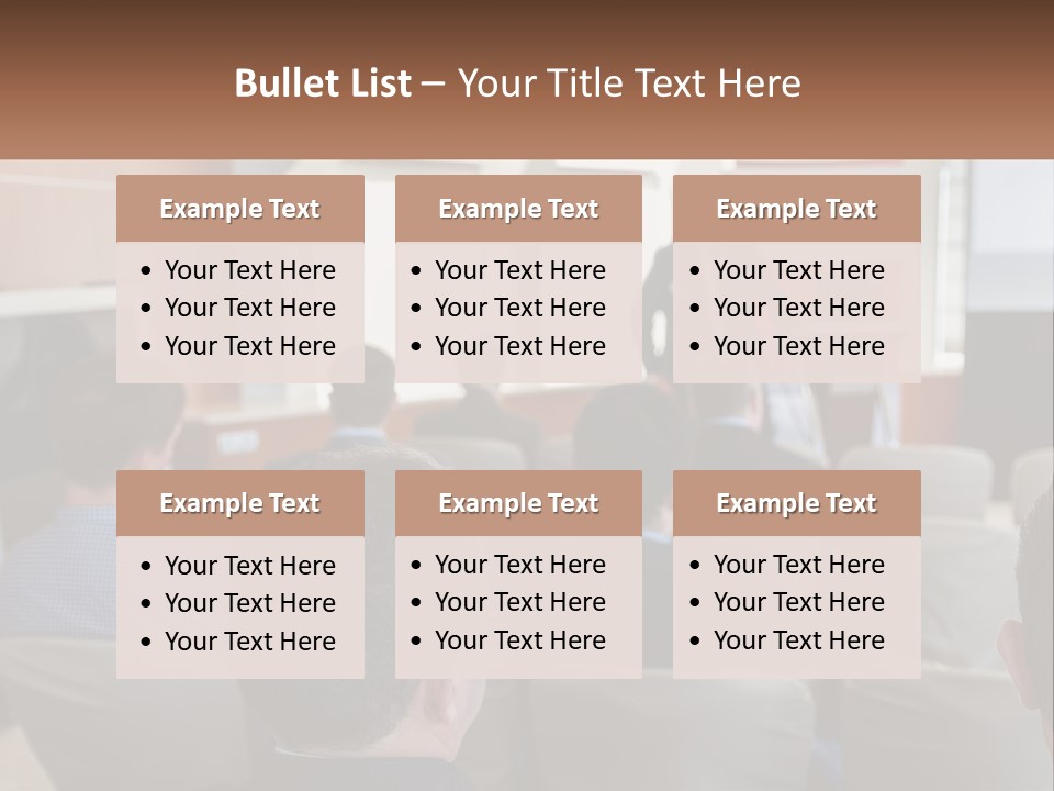 A Man Giving A Presentation To A Group Of People PowerPoint Template