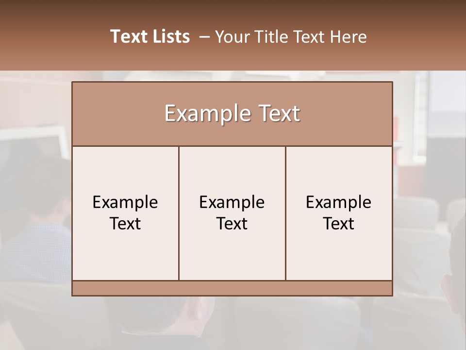 A Man Giving A Presentation To A Group Of People PowerPoint Template