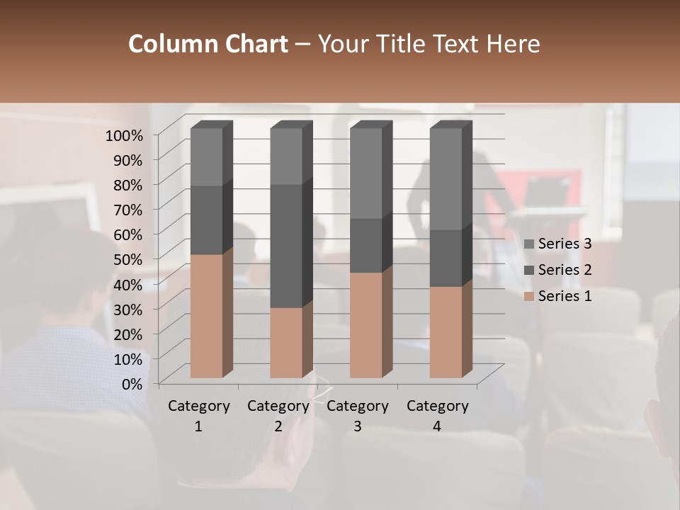 A Man Giving A Presentation To A Group Of People PowerPoint Template
