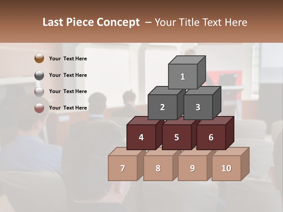 A Man Giving A Presentation To A Group Of People PowerPoint Template