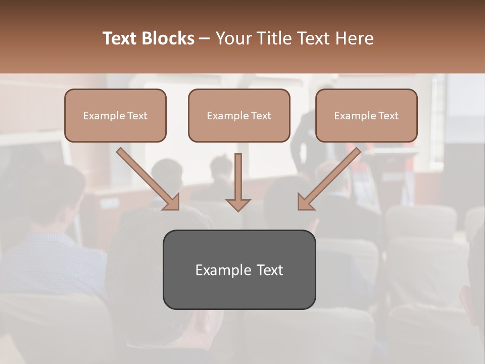 A Man Giving A Presentation To A Group Of People PowerPoint Template