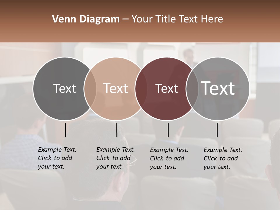 A Man Giving A Presentation To A Group Of People PowerPoint Template