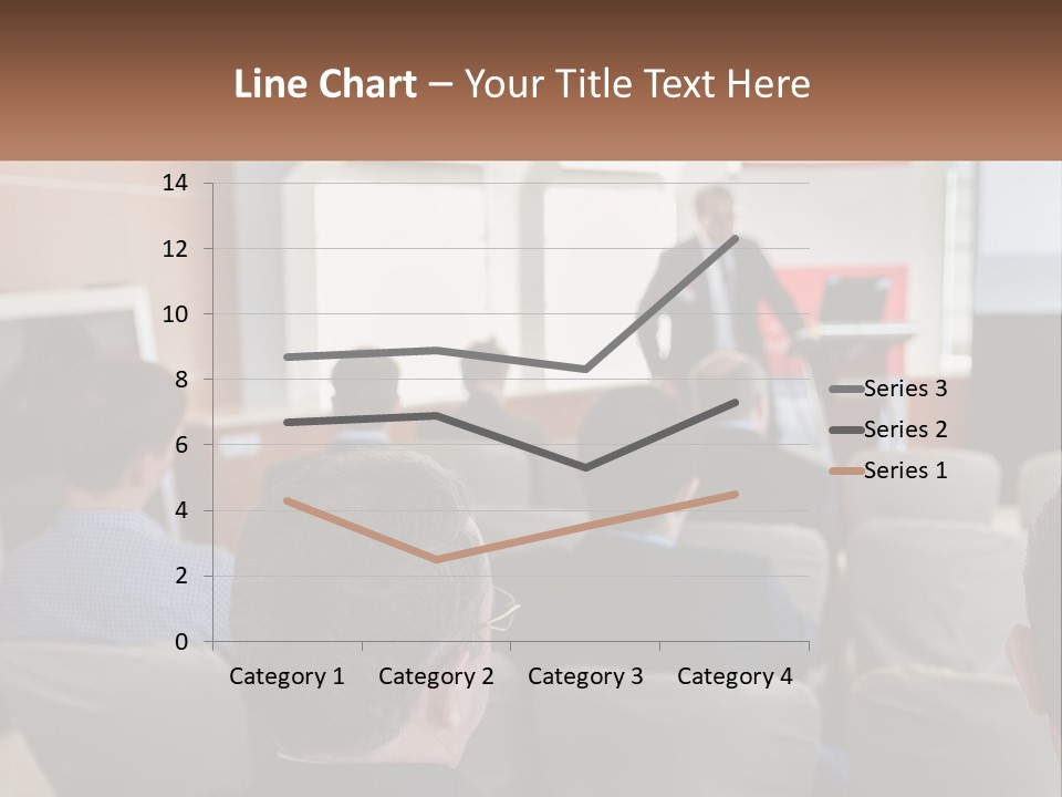 A Man Giving A Presentation To A Group Of People PowerPoint Template
