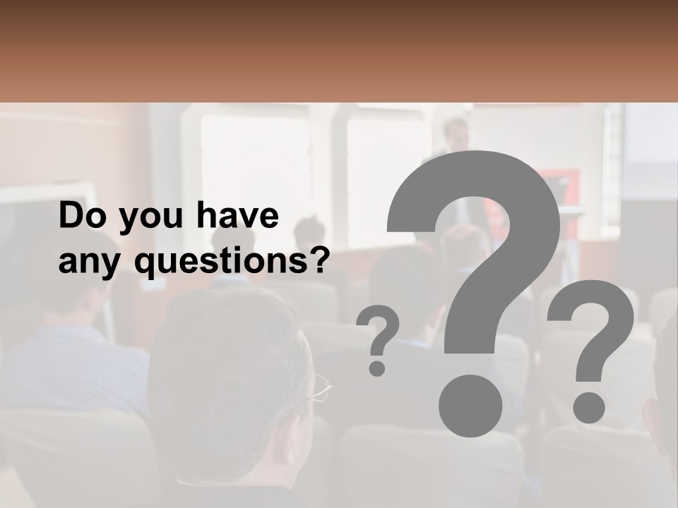 A Man Giving A Presentation To A Group Of People PowerPoint Template