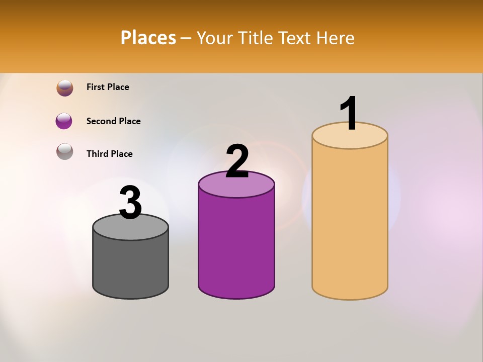 A Blurry Image Of A Camera Lens With The Words Name Of Presentation Company Name PowerPoint Template
