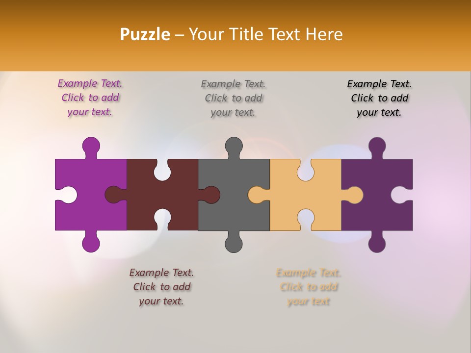 A Blurry Image Of A Camera Lens With The Words Name Of Presentation Company Name PowerPoint Template