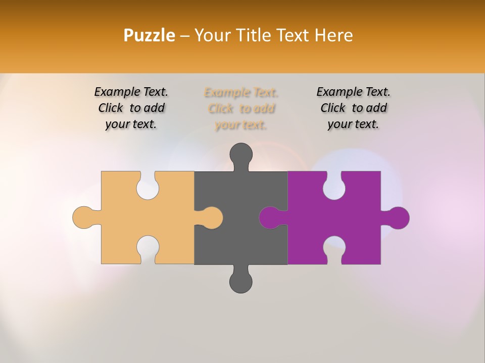 A Blurry Image Of A Camera Lens With The Words Name Of Presentation Company Name PowerPoint Template