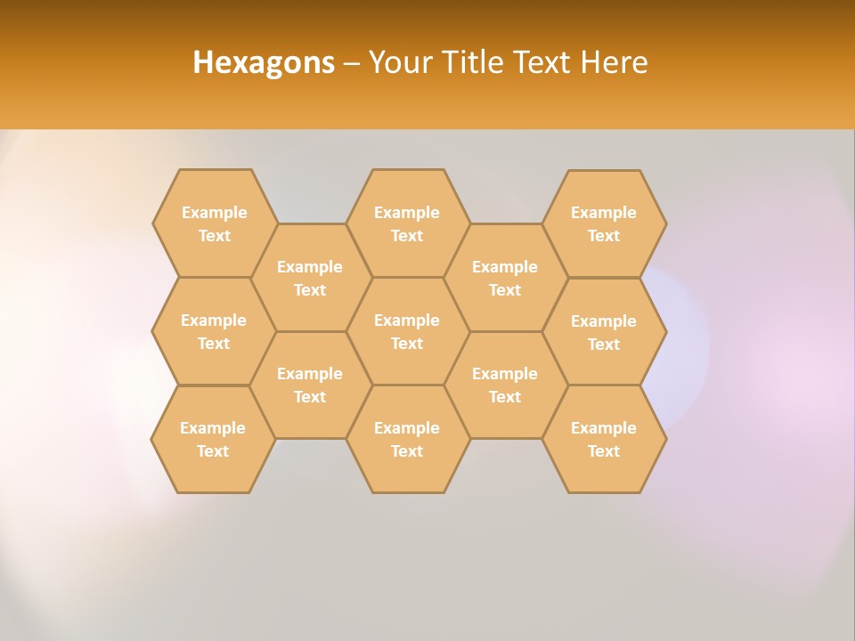 A Blurry Image Of A Camera Lens With The Words Name Of Presentation Company Name PowerPoint Template