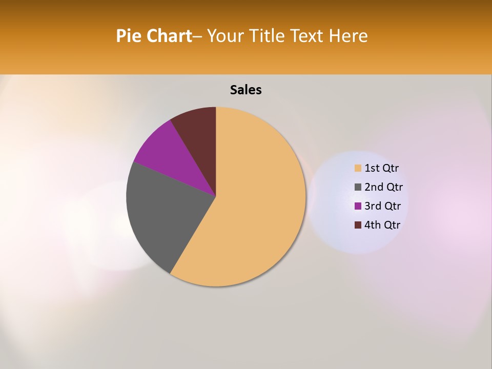 A Blurry Image Of A Camera Lens With The Words Name Of Presentation Company Name PowerPoint Template