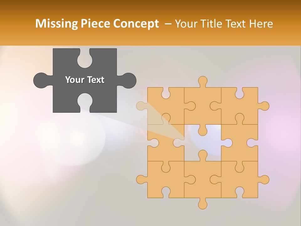 A Blurry Image Of A Camera Lens With The Words Name Of Presentation Company Name PowerPoint Template