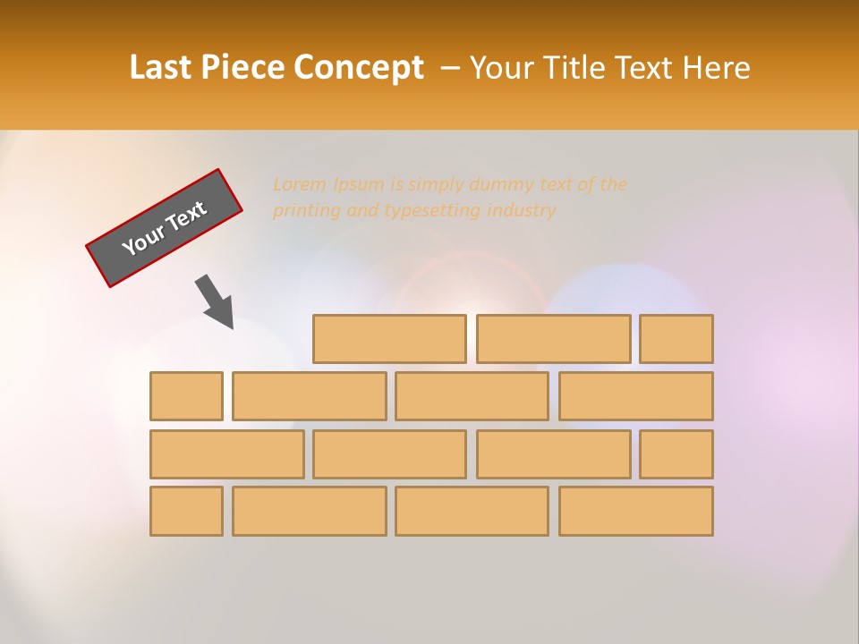 A Blurry Image Of A Camera Lens With The Words Name Of Presentation Company Name PowerPoint Template
