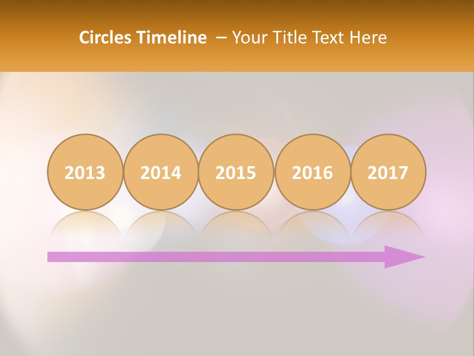 A Blurry Image Of A Camera Lens With The Words Name Of Presentation Company Name PowerPoint Template