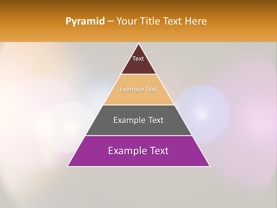 A Blurry Image Of A Camera Lens With The Words Name Of Presentation Company Name PowerPoint Template
