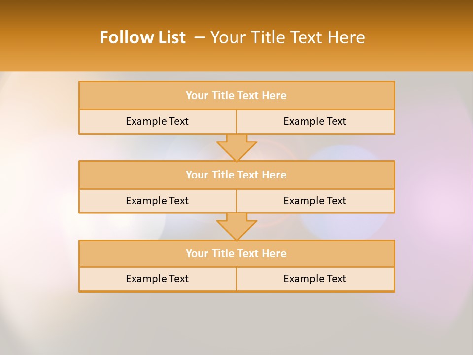 A Blurry Image Of A Camera Lens With The Words Name Of Presentation Company Name PowerPoint Template