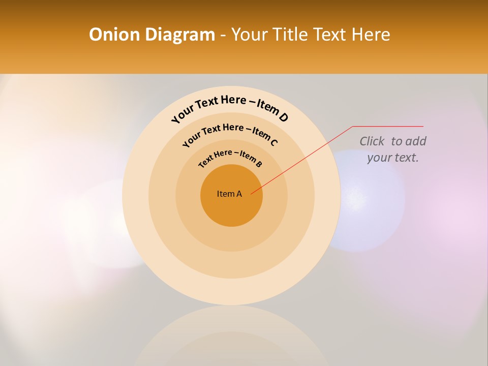 A Blurry Image Of A Camera Lens With The Words Name Of Presentation Company Name PowerPoint Template