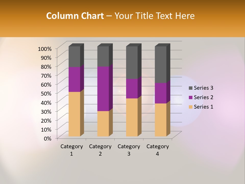 A Blurry Image Of A Camera Lens With The Words Name Of Presentation Company Name PowerPoint Template