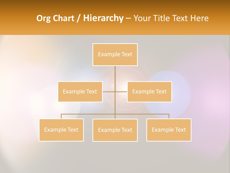 A Blurry Image Of A Camera Lens With The Words Name Of Presentation Company Name PowerPoint Template